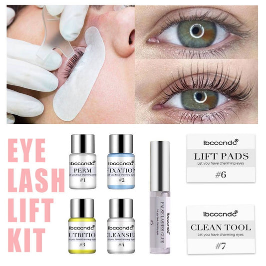 Professional Lash Lift Kit Eyelash Perming Kit for Eyelash Perm with Rods Glue Salon Home Use Lash Lifting Tools